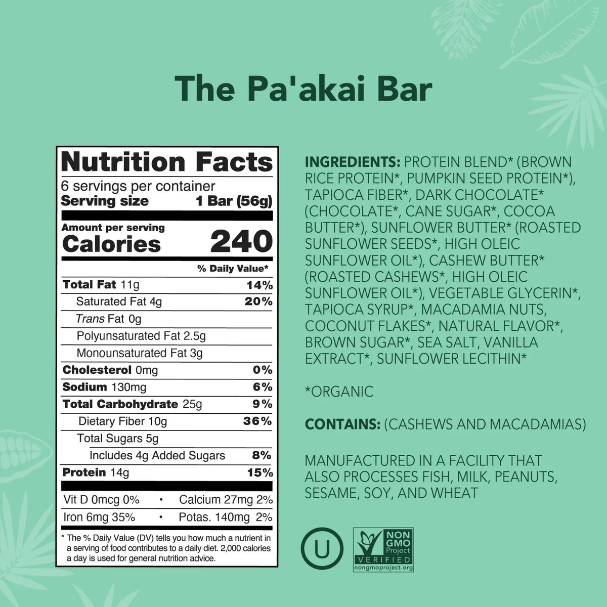 The Pa'akai Bar - Protein Bars - Feel-Good Fuel for Any Routine S4