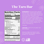 The Taro Bar - Protein Bars - Everyday Nutrition Made Delicious