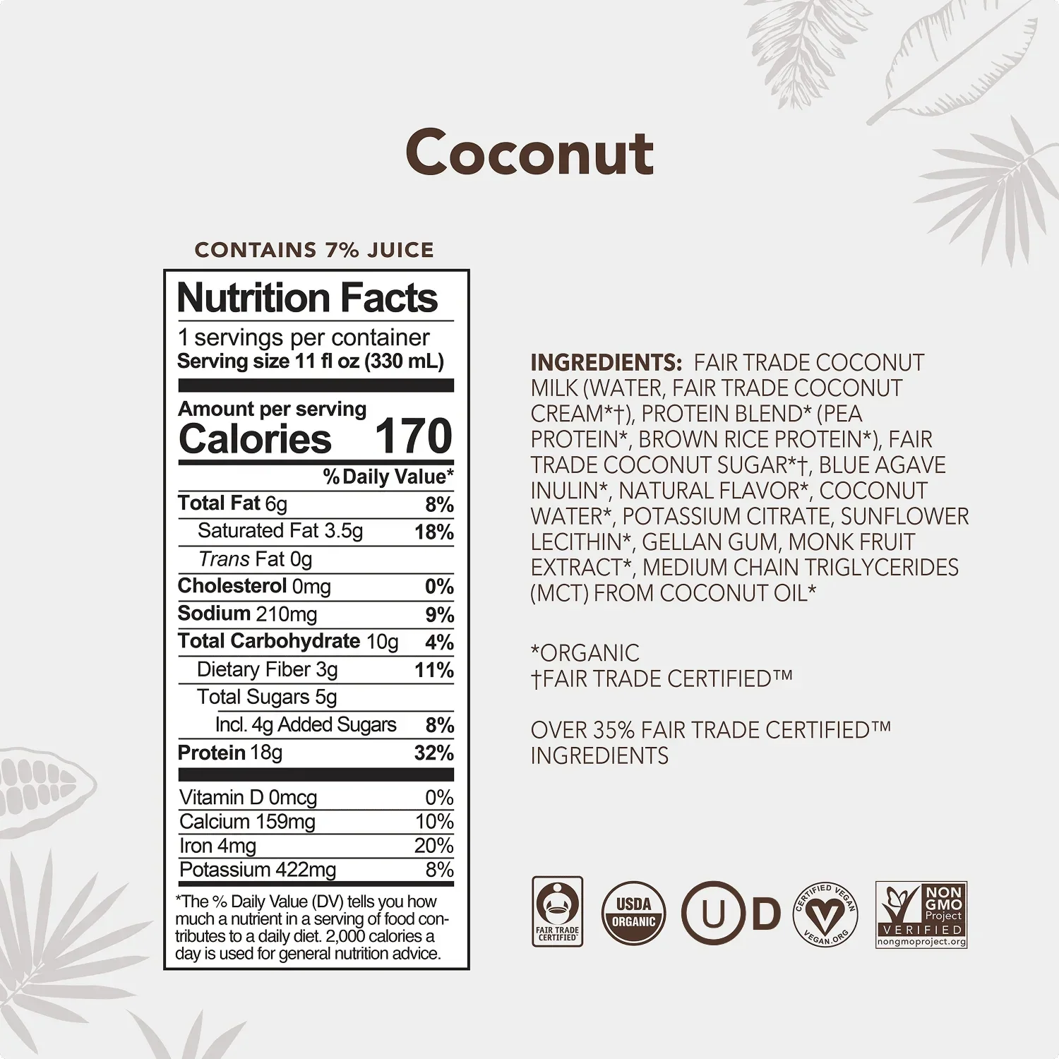 Coconut - Protein Drinks - A Better Snack for Every Day