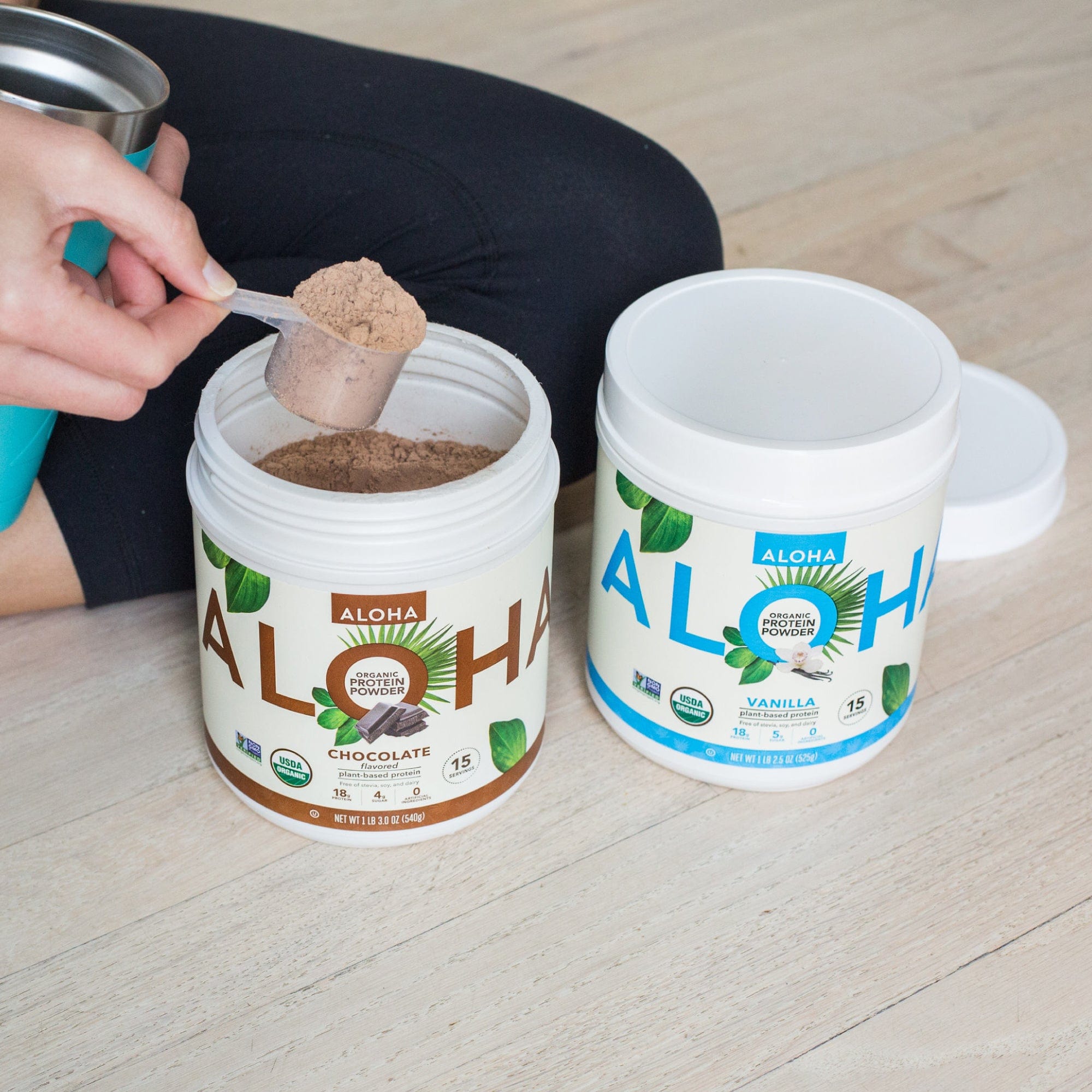 Chocolate + Vanilla Protein Powder - Variety Pack - Protein-Packed and Ready to Go