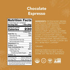 Chocolate Espresso - Protein Bars - Plant-Based Fuel for Busy Days