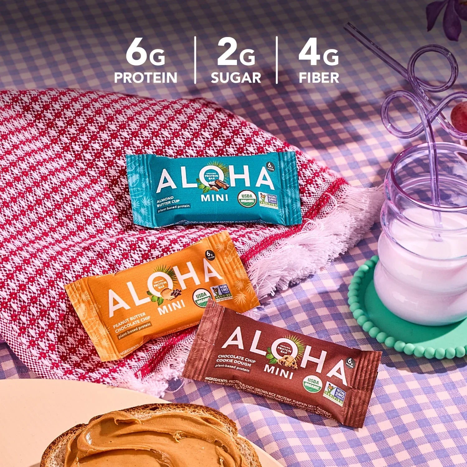 Peanut Butter Chocolate Chip - Mini Bars - A Better Snack for Every Day