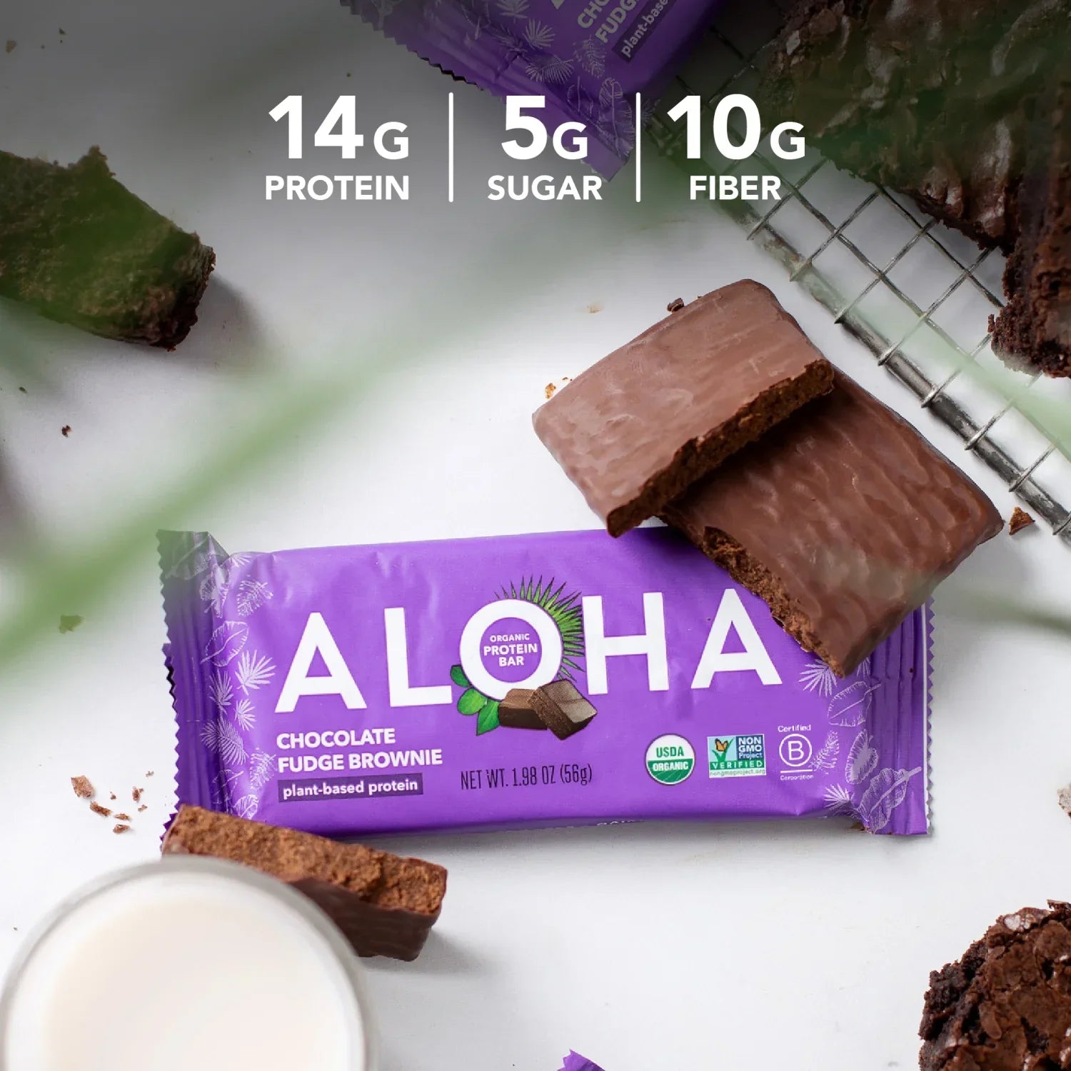 Chocolate Fudge Brownie - Protein Bars - Plant-Based Fuel for Busy Days