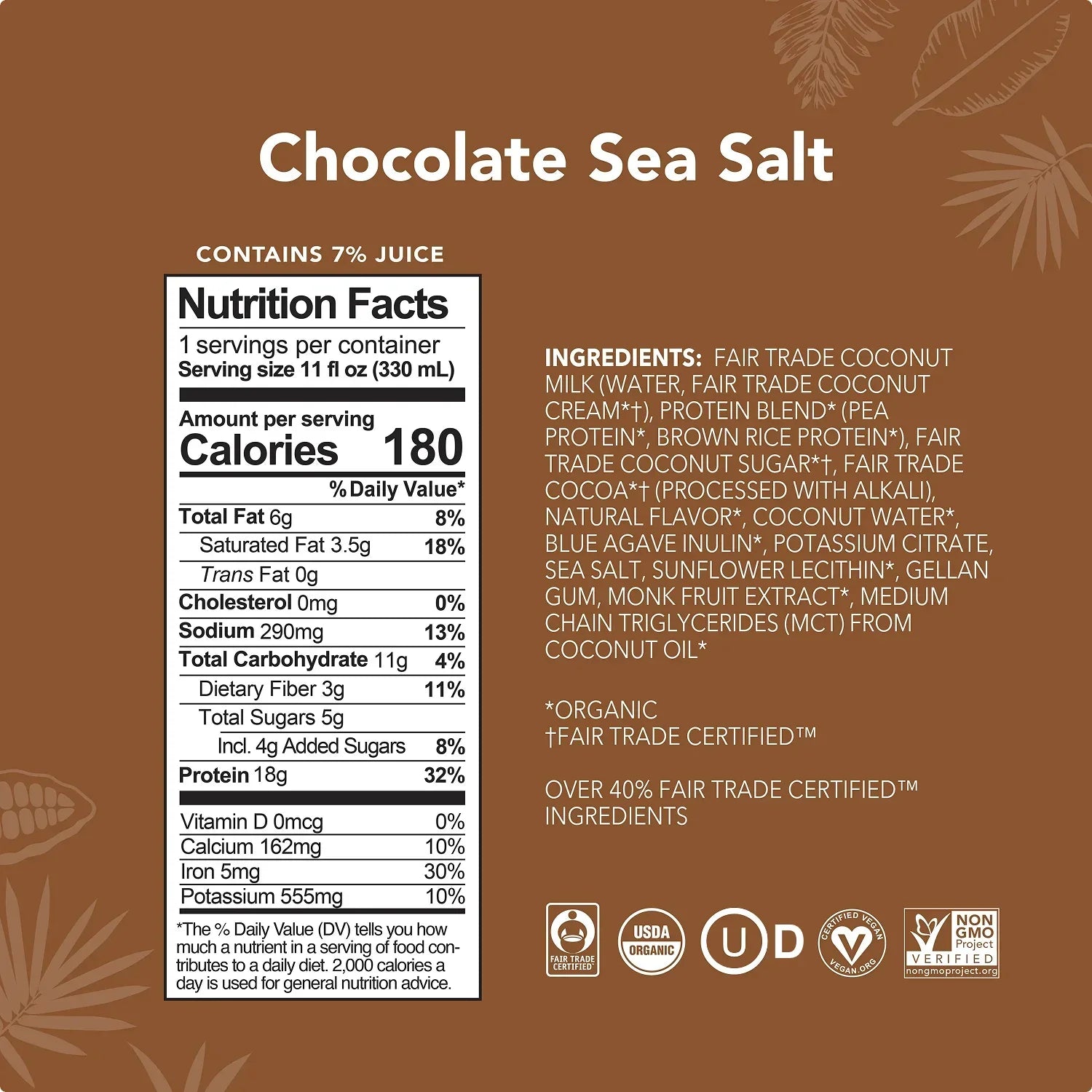 Chocolate Sea Salt - Protein Drinks - Clean Energy, Deliciously Made