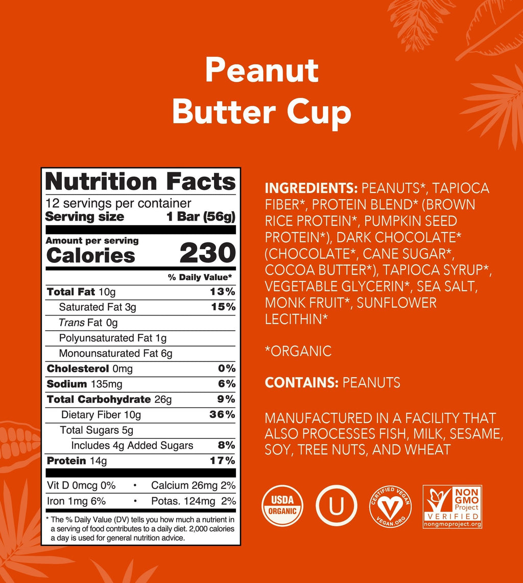 Peanut Butter Cup - Protein Bars - A Better Snack for Every Day