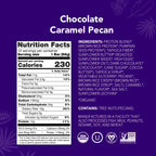 Chocolate Caramel Pecan - Protein Bars - Plant-Based Fuel for Busy Days