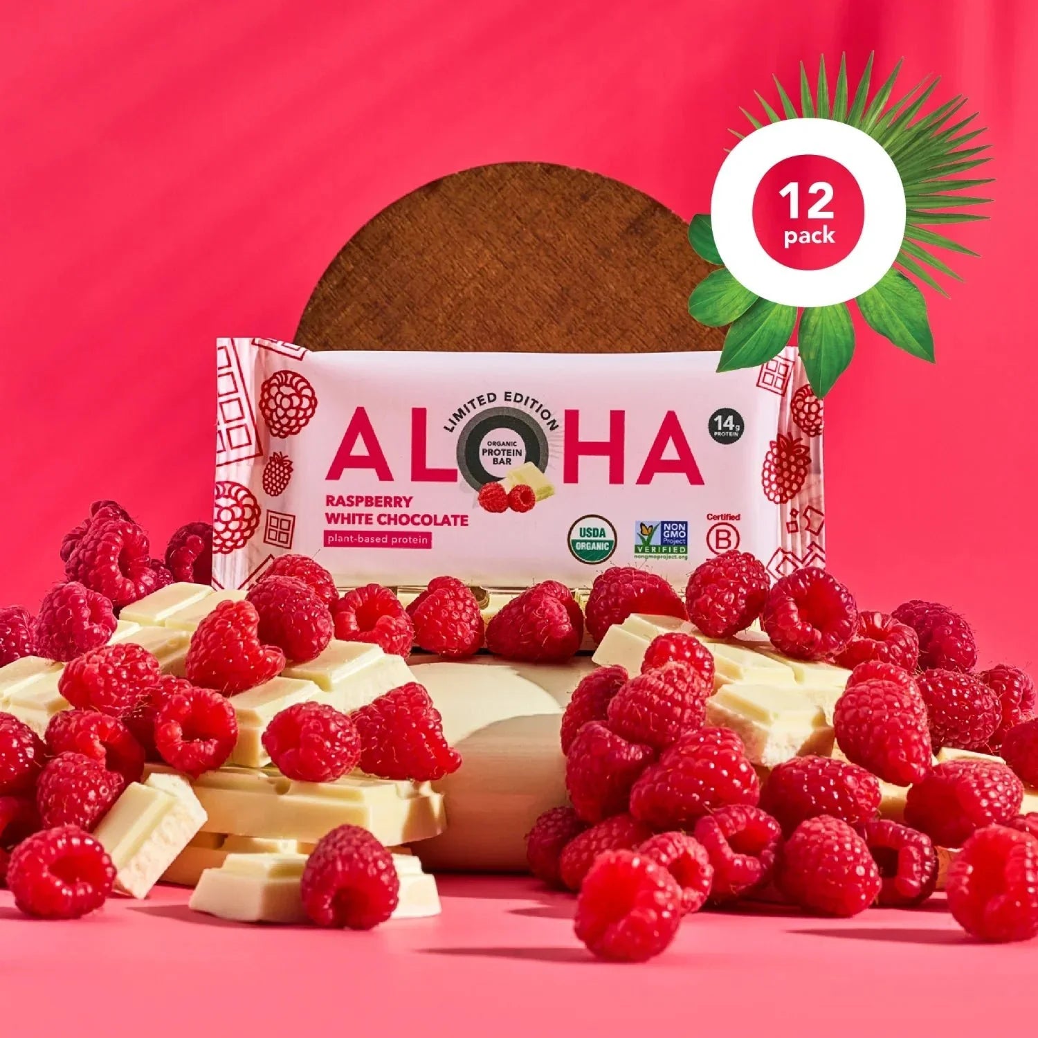 Raspberry White Chocolate - Protein Bars - Clean Energy, Deliciously Made