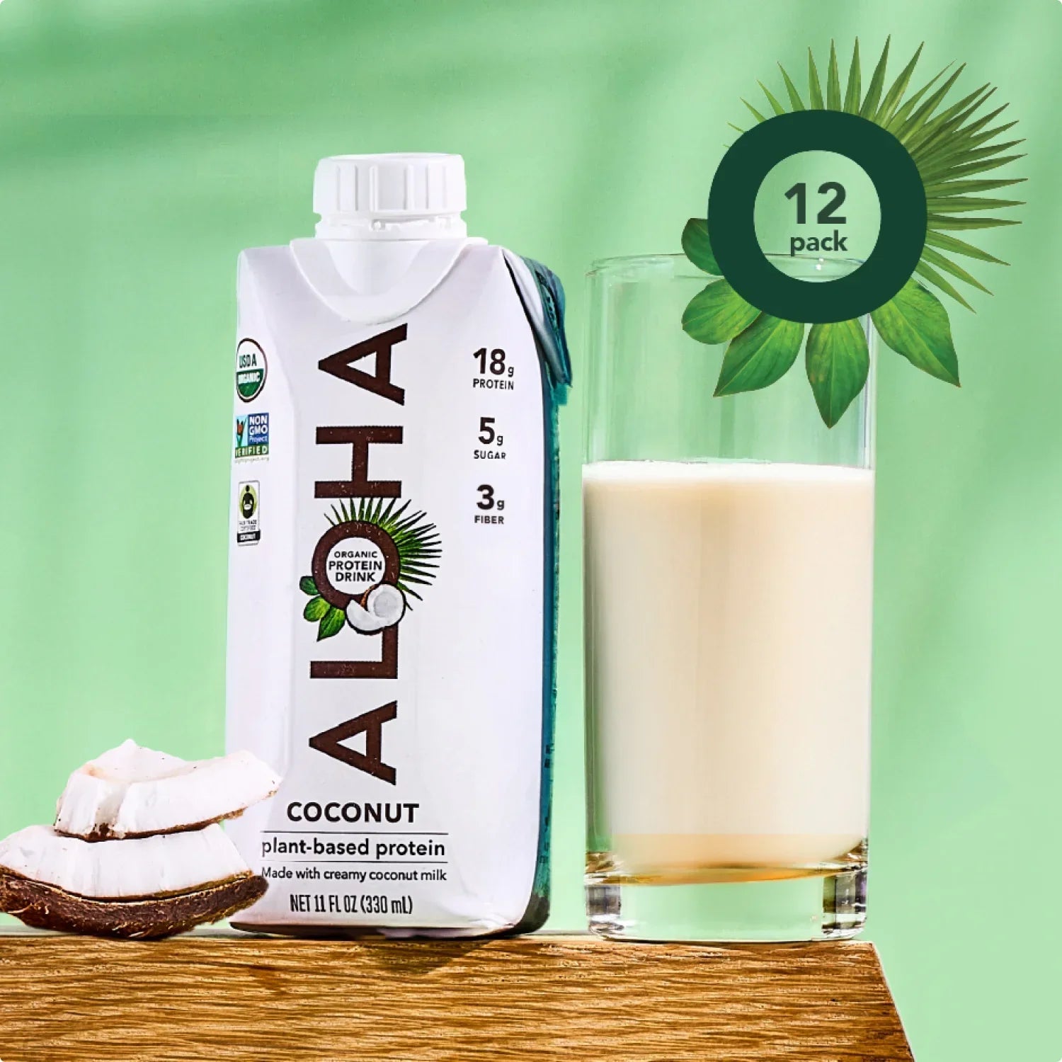 Coconut Protein Drinks - 4-Pack - Clean Energy, Deliciously Made