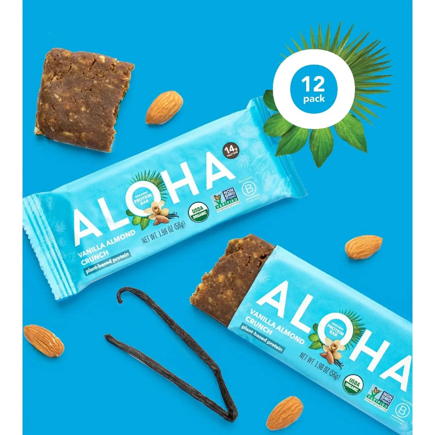 Vanilla Almond Crunch - Protein Bars - Protein-Packed and Ready to Go