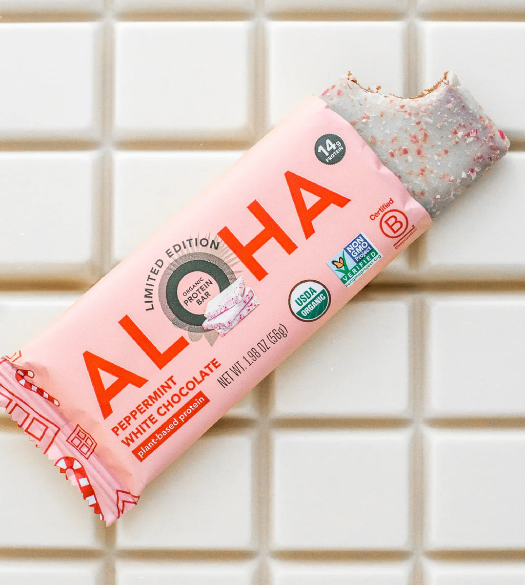 Peppermint White Chocolate - Protein Bars - A Better Snack for Every Day