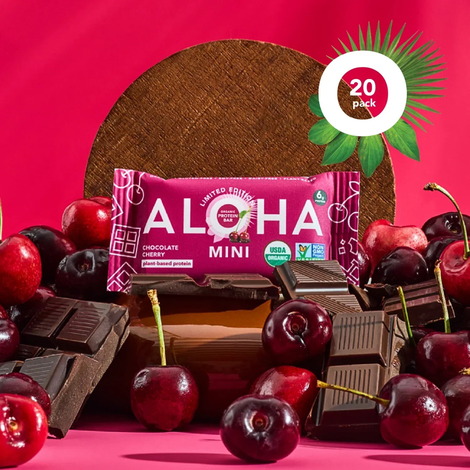 Chocolate Cherry - Mini Bars - Clean Energy, Deliciously Made