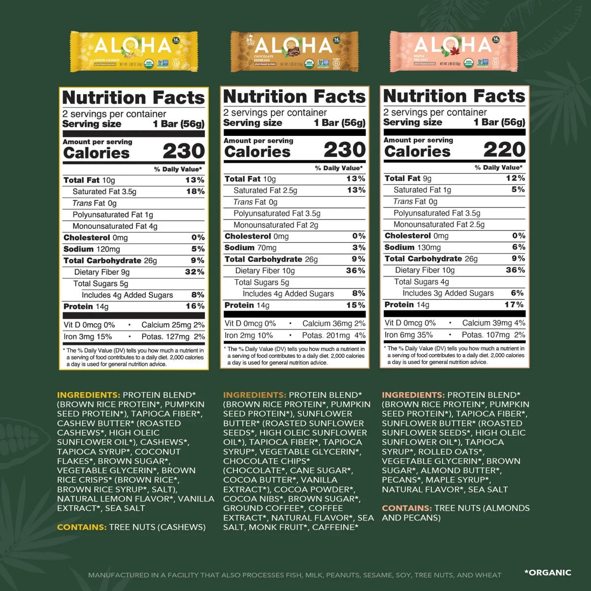 Protein Bar Sampler #2 - Variety Pack - A Better Snack for Every Day O3