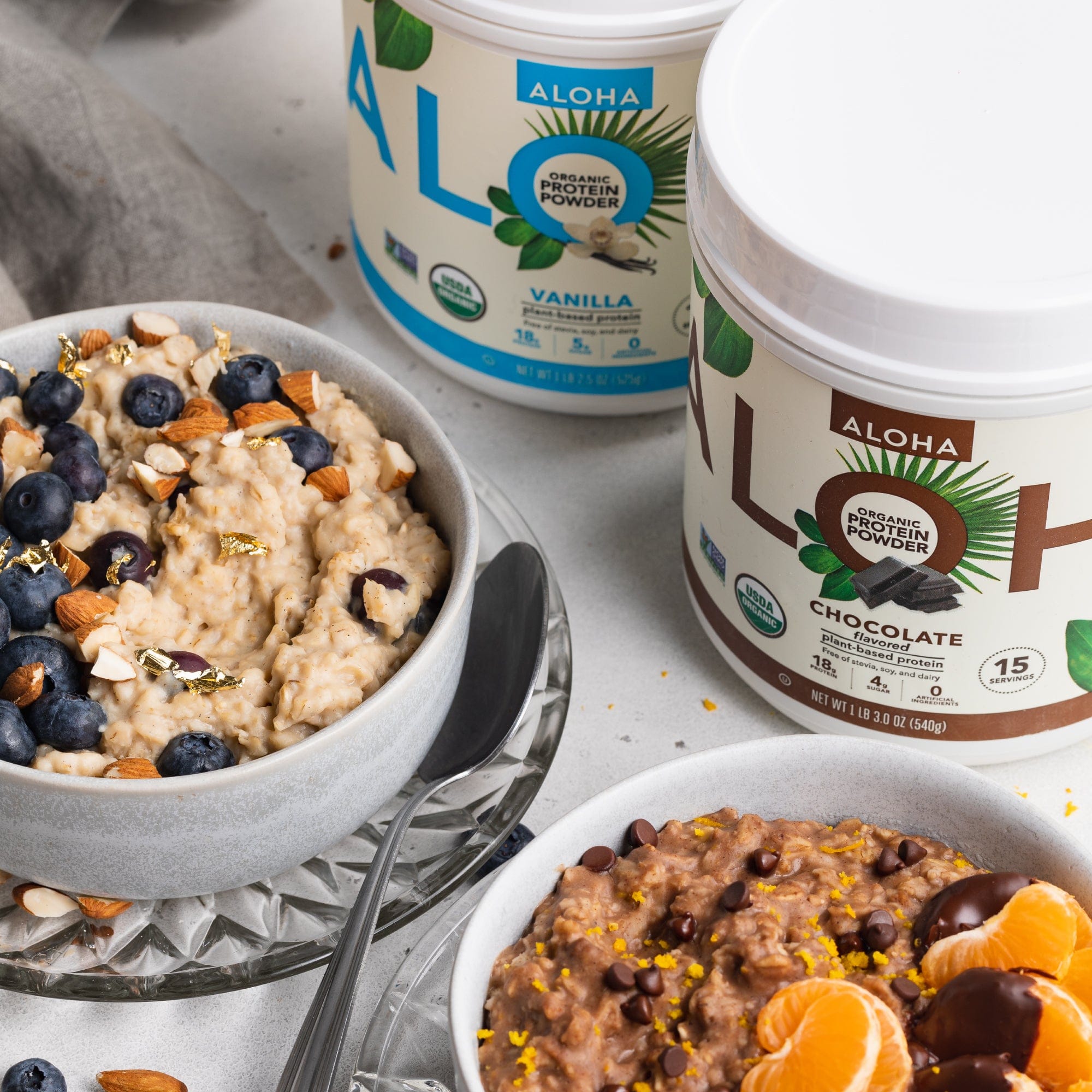 Chocolate + Vanilla Protein Powder - Variety Pack - Protein-Packed and Ready to Go