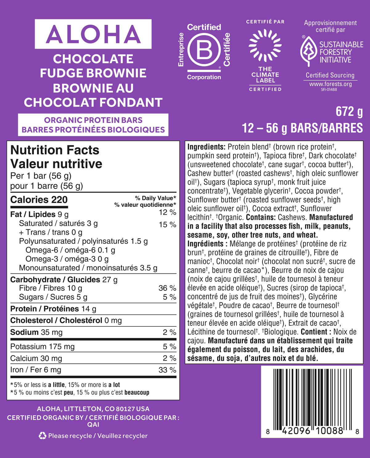 Chocolate Fudge Brownie - Protein Bars (CAD) - Feel-Good Fuel for Any Routine D3